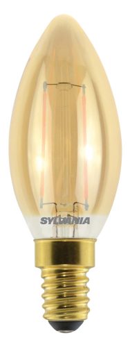 Sylvania ToLeDo RT Candle V5 GL SL E14 2.5W (23W) 225lm 2500K (melegfehér) 825 LED-es design fényforrás