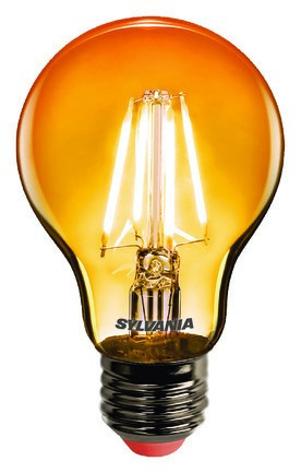 Sylvania TOLEDO RETRO CHROMA A60 ORANGE SL E27 4W (40W) 380lm LED-es design fényforrás (narancssárga)