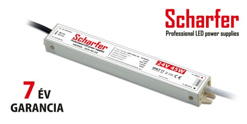 Scharfer professional LED tápegység 45W 24V