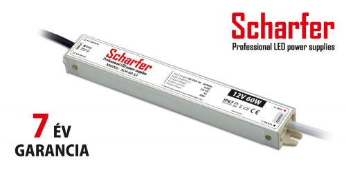 Scharfer professional LED tápegység 60W 12V