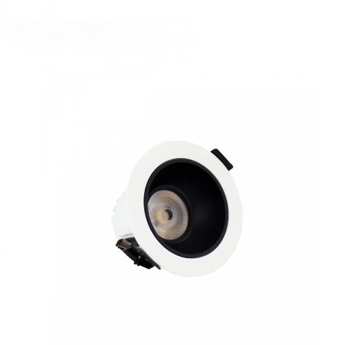 SpectrumLED ORBITO DOWNLIGHT 10W NW 230V 40deg IP44 Ra90 UGR<19  WHITE round, black mat reflector, with power change, 5y warranty